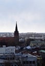 Liepaja, Latvia, 16 March, 2018. The view of Liepaja city with St. AnneÃ¢â¬â¢s Church.